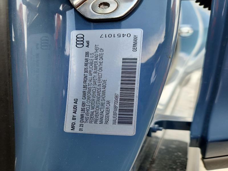 Aukcja sprzedaży 2023 Audi E-tron Gt, vin: WAUFJBFW8P7004987, numer aukcji: 50264926