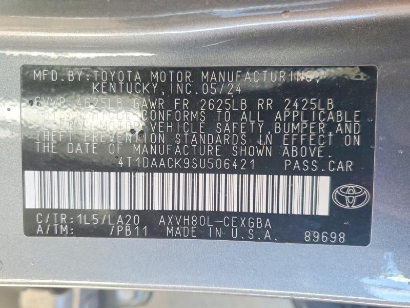 Продаж на аукціоні авто 2025 Toyota Camry, vin: 4T1DAACK9SU506421, номер лоту: 48071866