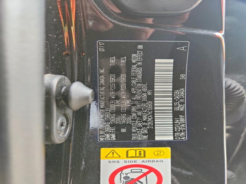Продаж на аукціоні авто 2017 Lexus Rx 350, vin: 2T2BZMCA7HC106808, номер лоту: 50840256