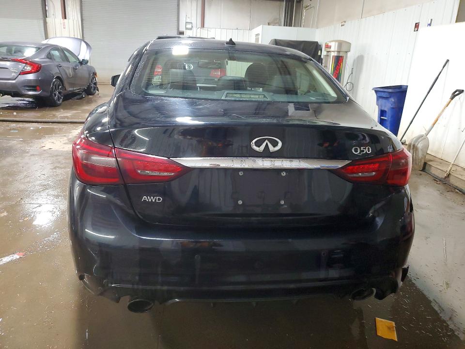 2018 Infiniti Q50 მანქანა იყიდება აუქციონზე, vin: JN1EV7AR5JM443075, აუქციონის ნომერი: 48130446