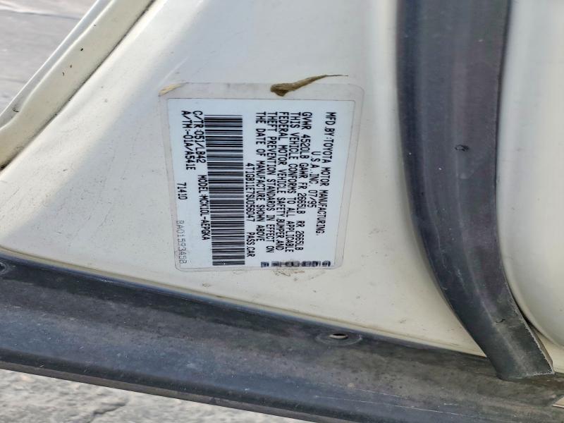 51162496 :رقم المزاد ، 4T1GB11E7SU056047 vin ، 1995 Toyota Avalon مزاد بيع