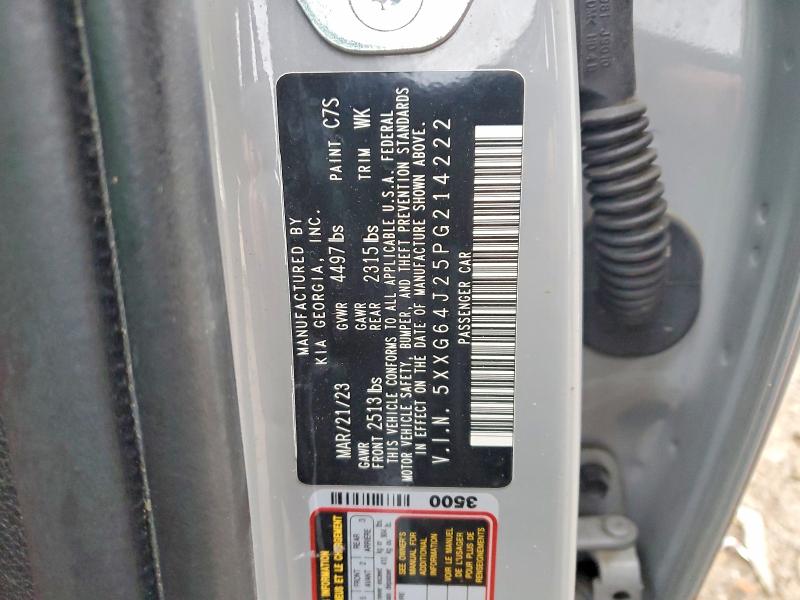 Aukcja sprzedaży 2023 Kia K5, vin: 5XXG64J25PG214222, numer aukcji: 48012546