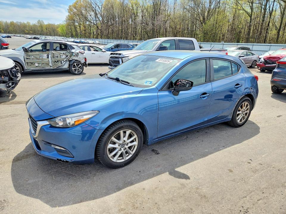 63616606 :رقم المزاد ، 3MZBN1K7XJM179640 vin ، 2018 Mazda 3 مزاد بيع