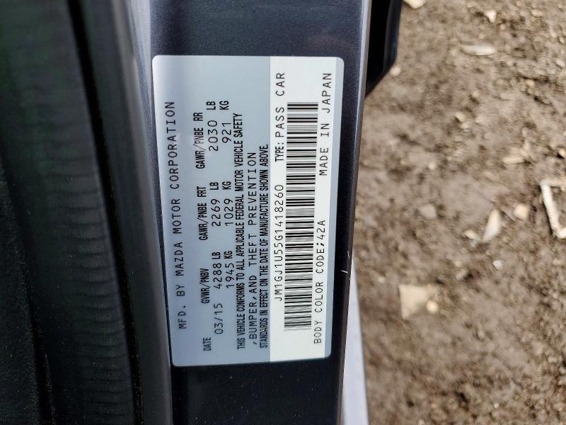 Продажа на аукционе авто 2016 Mazda 6, vin: JM1GJ1U55G1418260, номер лота: 50251606
