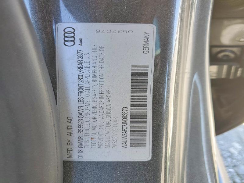 49954706 :رقم المزاد ، WAUW3AFC7JN083873 vin ، 2018 Audi A7 مزاد بيع