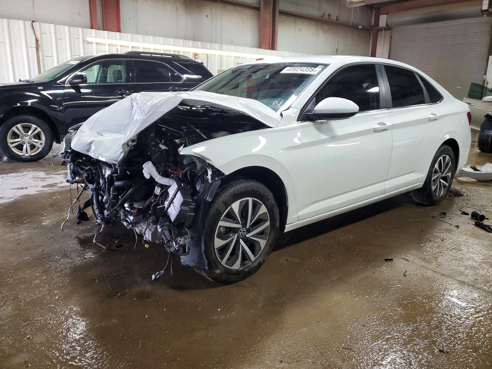 48924396 :رقم المزاد ، 3VW4M7BUXRM037868 vin ، 2024 Volkswagen Jetta مزاد بيع
