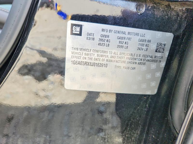 Продажа на аукционе авто 2018 Cadillac Ats, vin: 1G6AE5RX8J0163910, номер лота: 49762636