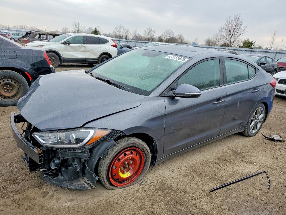 2017 Hyundai Elantra Gls 4dr მანქანა იყიდება აუქციონზე, vin: KMHD84LF2HU217759, აუქციონის ნომერი: 47376696