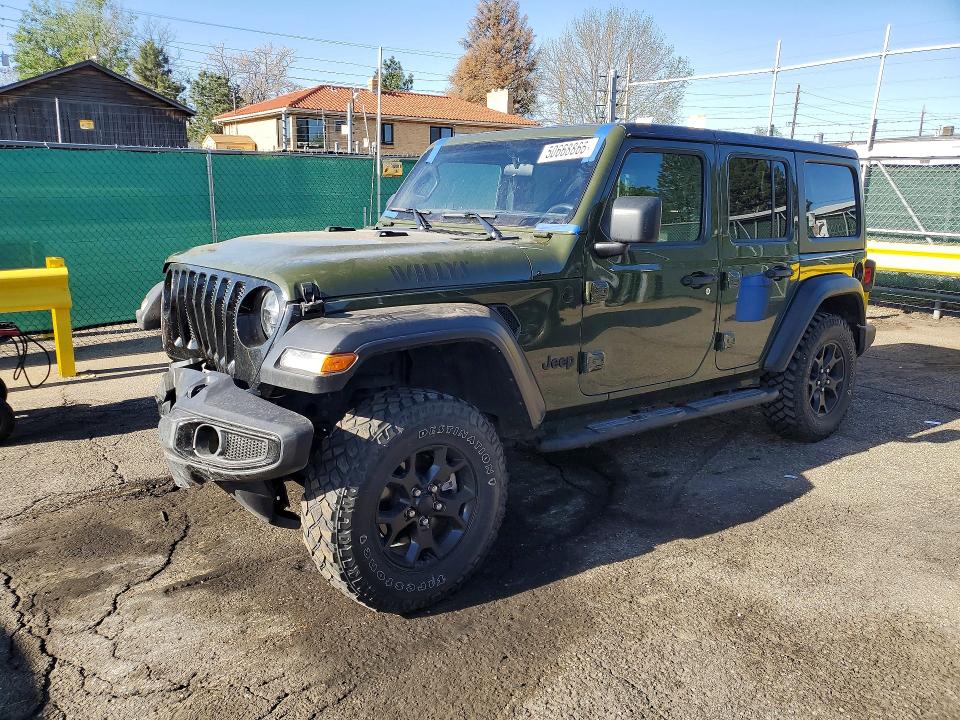 Aukcja sprzedaży 2022 Jeep Wrangler Unlimited, vin: 1C4HJXDG1NW179895, numer aukcji: 50668866