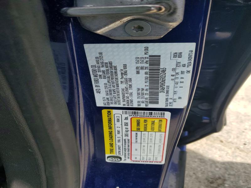 50326696 :رقم المزاد ، 3FA6P0HD6ER353465 vin ، 2014 Ford Fusion مزاد بيع