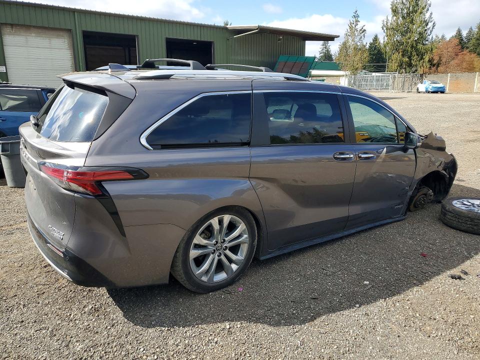 Продажа на аукционе авто 2021 Toyota Sienna, vin: 5TDERKEC4MS012455, номер лота: 48894006