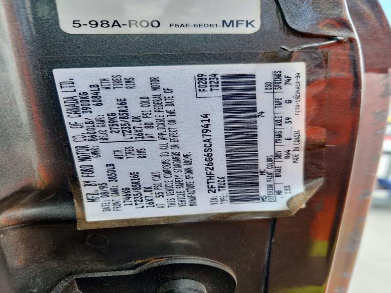 Aukcja sprzedaży 1995 Ford F250, vin: 2FTHF26G6SCA79414, numer aukcji: 49596666