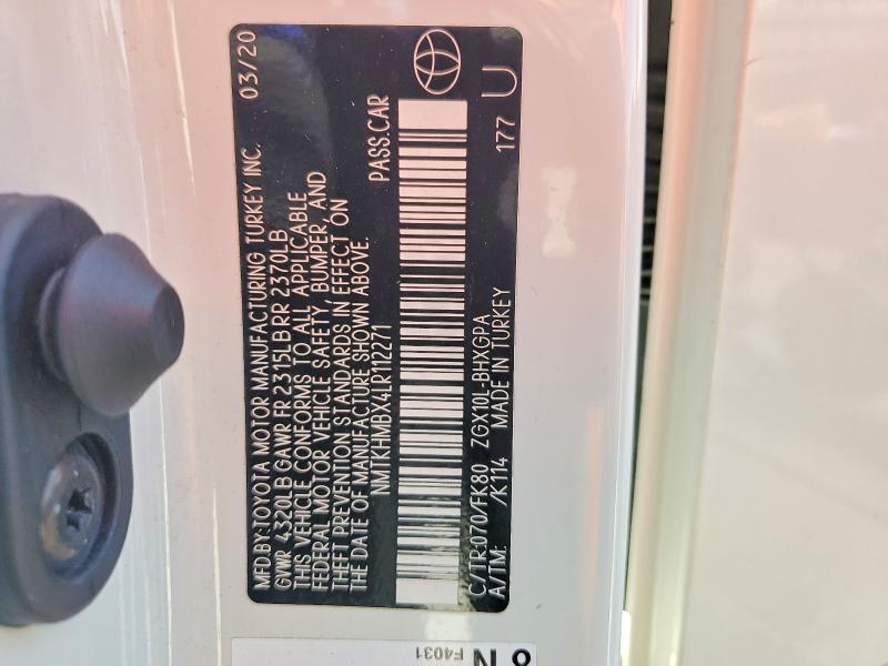 Продаж на аукціоні авто 2020 Toyota C-hr, vin: NMTKHMBX4LR112271, номер лоту: 51779796