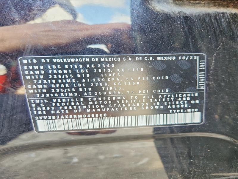 Aukcja sprzedaży 2024 Volkswagen Tiguan, vin: 3VV3B7AX8RM049860, numer aukcji: 49628106