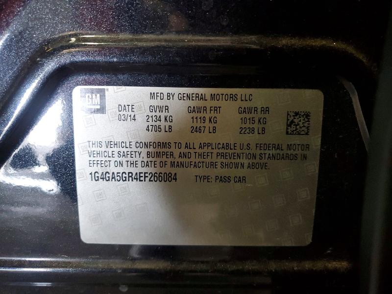 Продажа на аукционе авто 2014 Buick Lacrosse, vin: 1G4GA5GR4EF266084, номер лота: 50658056