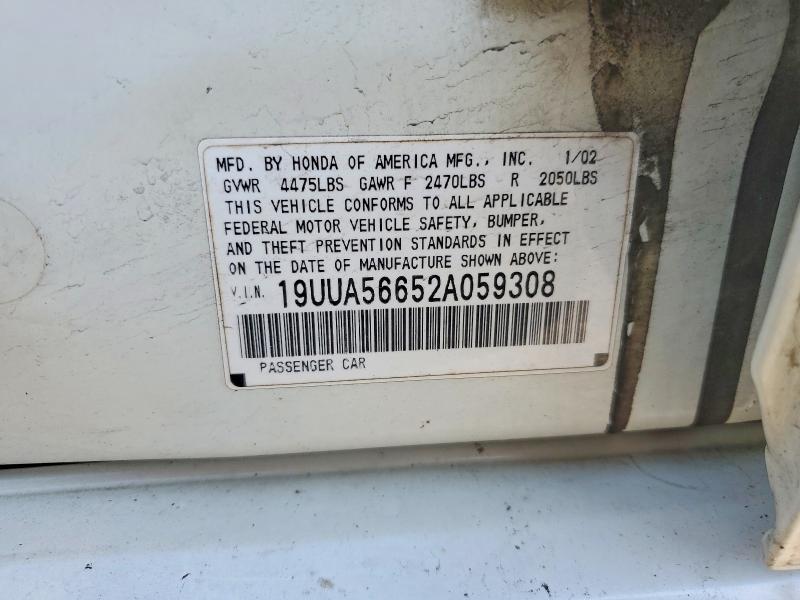 48905356 :رقم المزاد ، 19UUA56652A059308 vin ، 2002 Acura 3.2tl مزاد بيع