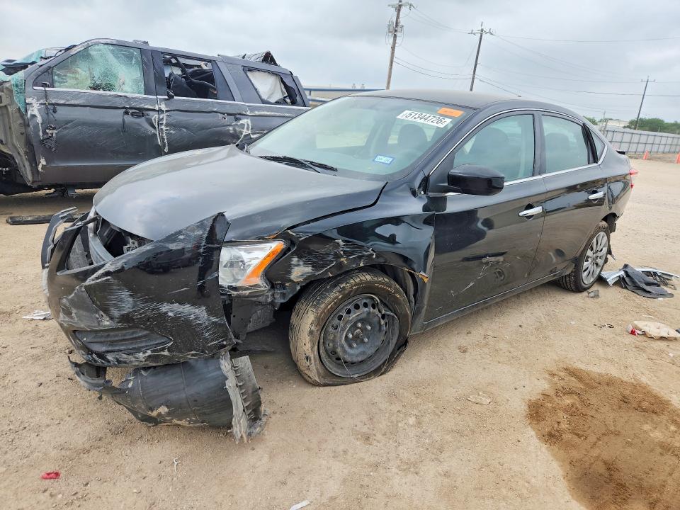 51344726 :رقم المزاد ، 3N1AB7AP3EL678645 vin ، 2014 Nissan Sentra مزاد بيع