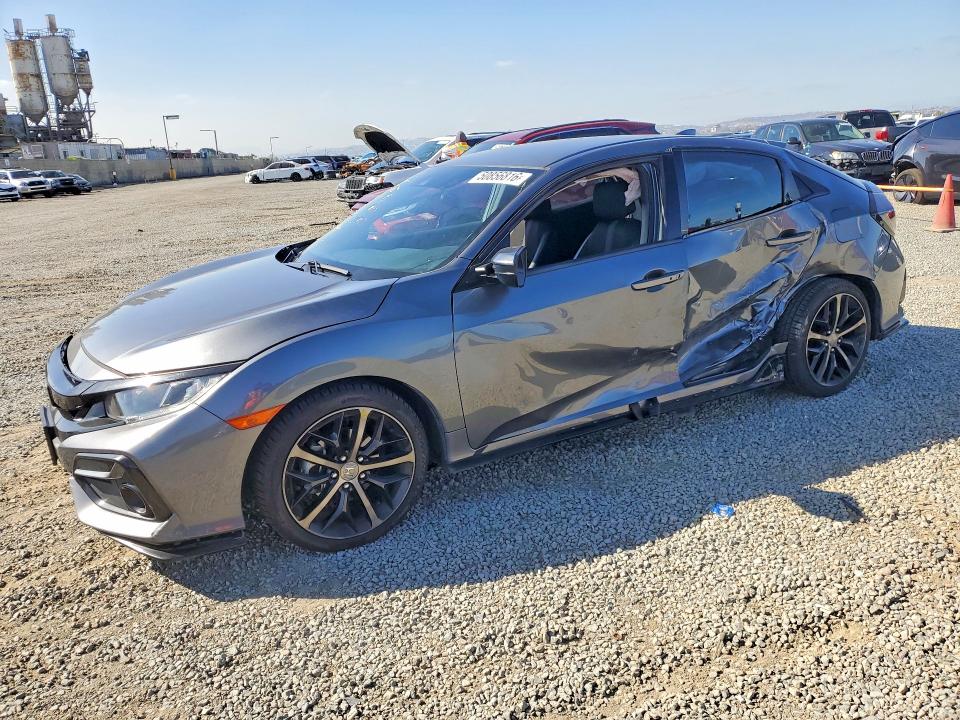 50856816 :رقم المزاد ، SHHFK7H42MU416772 vin ، 2021 Honda Civic مزاد بيع