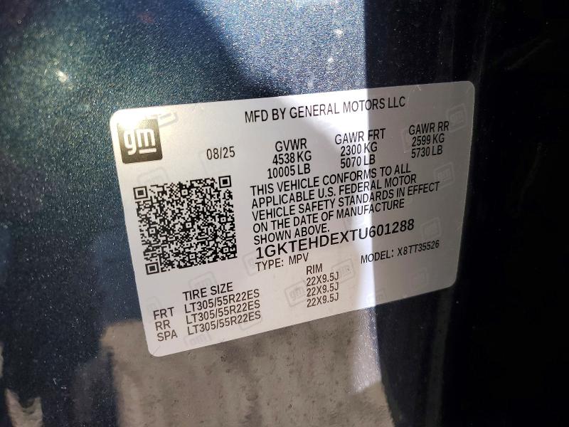 Aukcja sprzedaży 2026 Gmc Hummer Suv, vin: 1GKTEHDEXTU601288, numer aukcji: 48512816