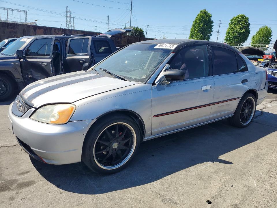 Aukcja sprzedaży 2001 Honda Civic, vin: 1HGES155X1L000356, numer aukcji: 49321916