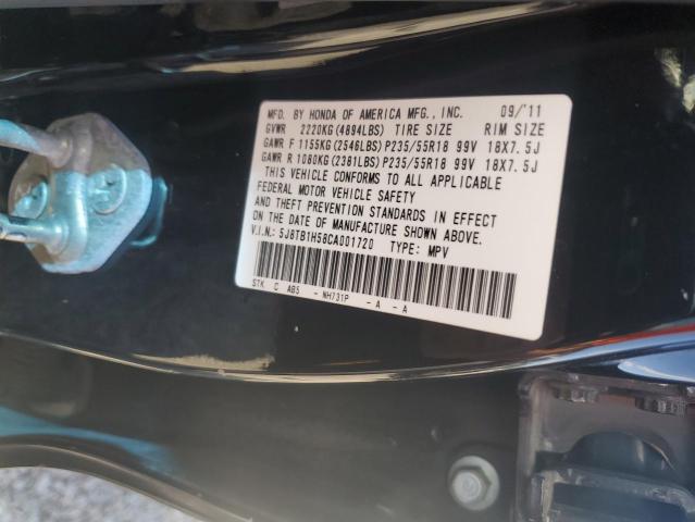 Продажа на аукционе авто 2012 Acura Rdx, vin: 5J8TB1H58CA001720, номер лота: 50126896