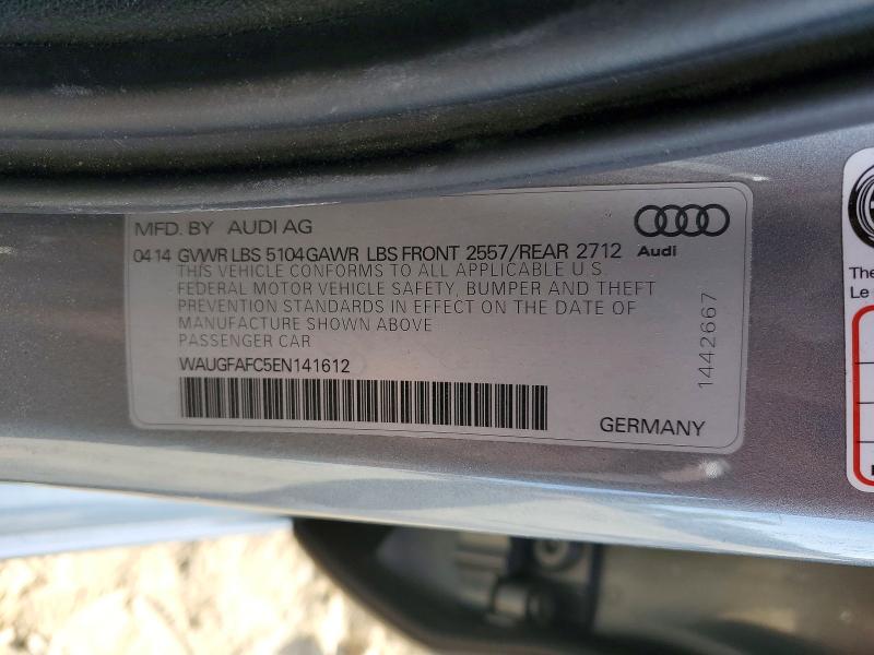 2014 Audi A6 მანქანა იყიდება აუქციონზე, vin: WAUGFAFC5EN141612, აუქციონის ნომერი: 49079916