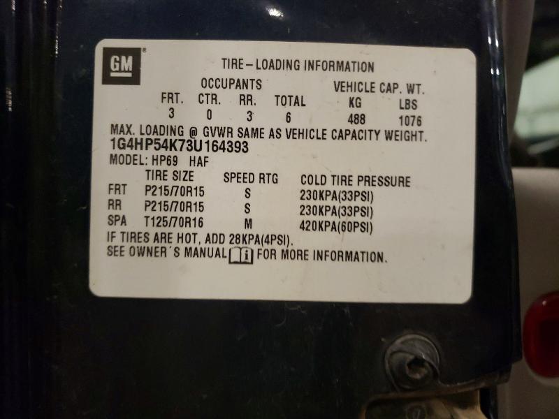 Aukcja sprzedaży 2003 Buick Lesabre, vin: 1G4HP54K73U164393, numer aukcji: 50988956