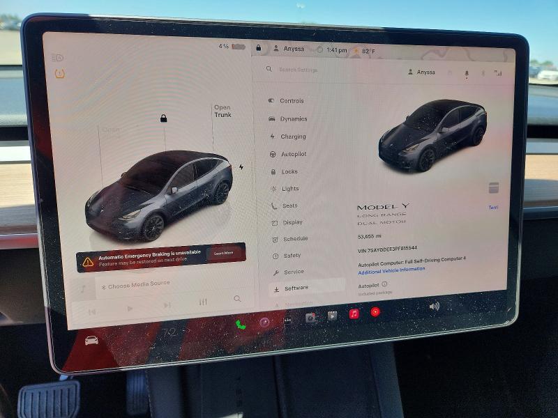 48924086 :رقم المزاد ، 7SAYGDEE3PF815544 vin ، 2023 Tesla Model Y مزاد بيع