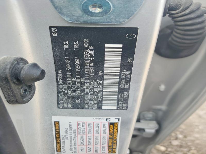 51411736 :رقم المزاد ، JTEPU5JR1M5941345 vin ، 2021 Toyota 4runner مزاد بيع
