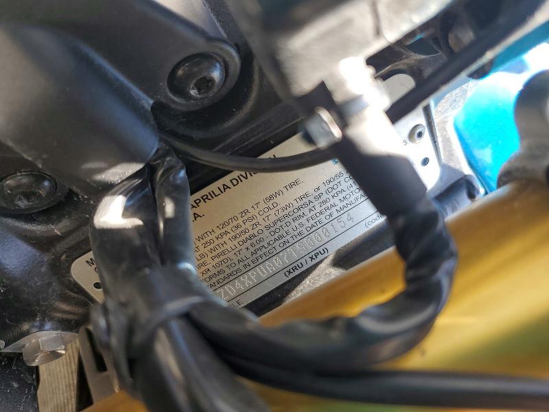 50748596 :رقم المزاد ، ZD4XPUA07TS000154 vin ، 2026 Aprilia Rsv4 مزاد بيع