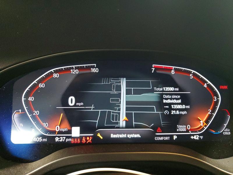 47930036 :رقم المزاد ، 5UX53DP00N9N05550 vin ، 2022 Bmw X3 مزاد بيع