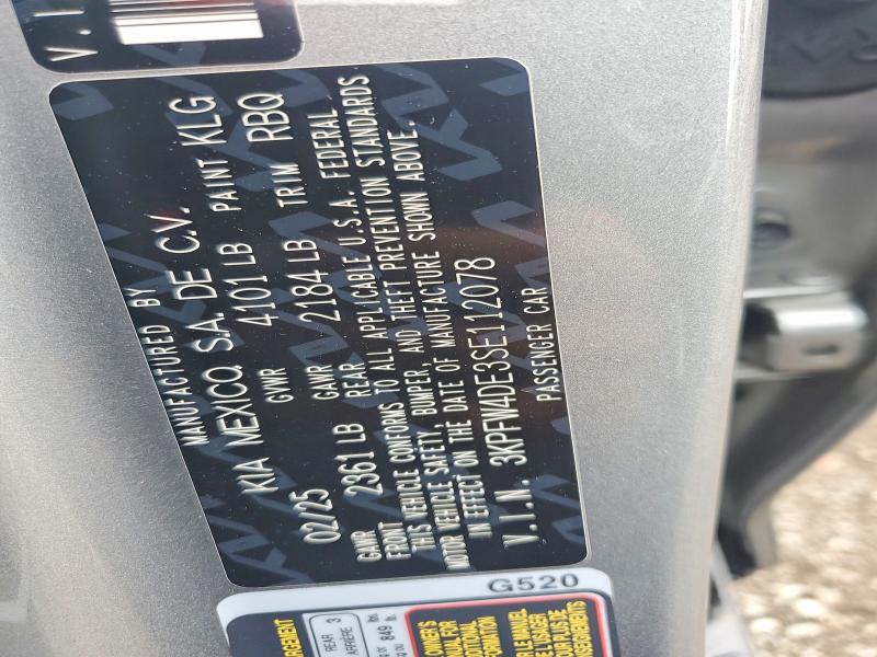 Продажа на аукционе авто 2025 Kia K4, vin: 3KPFW4DE3SE112078, номер лота: 48182236