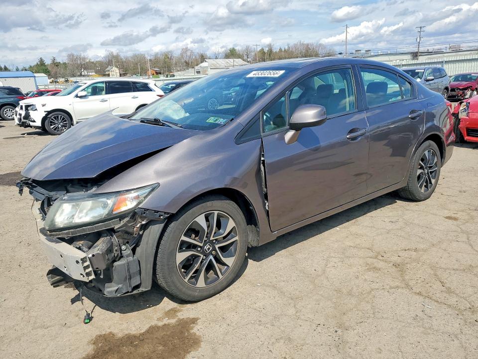 2013 Honda Civic მანქანა იყიდება აუქციონზე, vin: 19XFB2F95DE249073, აუქციონის ნომერი: 48302656