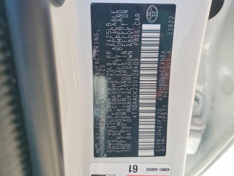 Aukcja sprzedaży 2025 Toyota Camry, vin: 4T1DAACK2SU128409, numer aukcji: 48522946