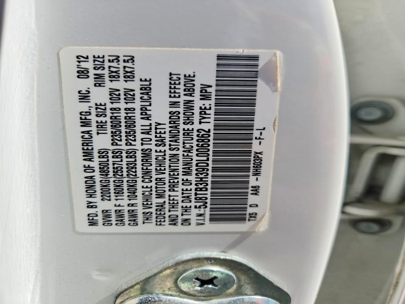 Продаж на аукціоні авто 2013 Acura Rdx, vin: 5J8TB3H39DL006862, номер лоту: 48663666