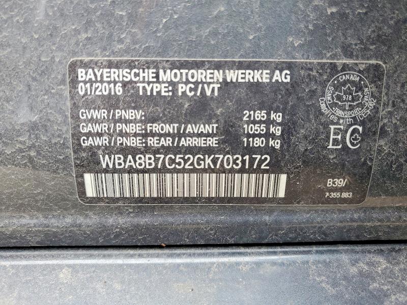 Aukcja sprzedaży 2016 Bmw 340, vin: WBA8B7C52GK703172, numer aukcji: 47768256