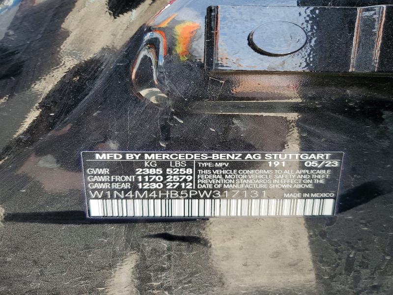 2023 Mercedes-benz Glb მანქანა იყიდება აუქციონზე, vin: W1N4M4HB5PW317131, აუქციონის ნომერი: 49725246