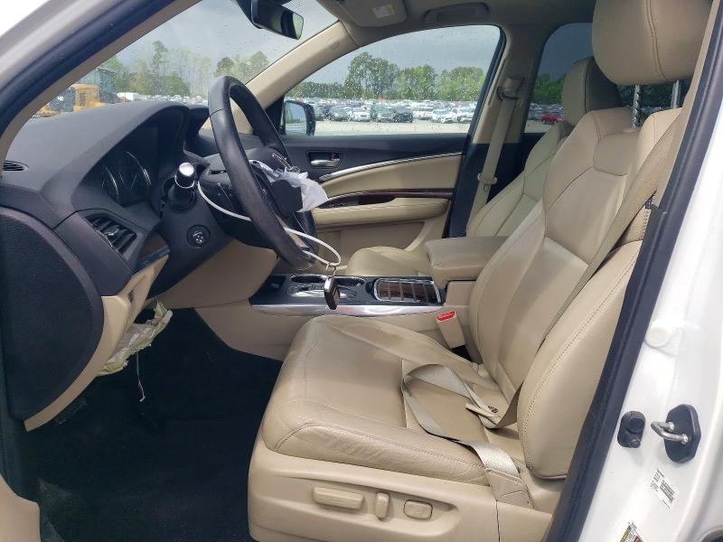 48567486 :رقم المزاد ، 5J8YD3H37HL001861 vin ، 2017 Acura Mdx مزاد بيع