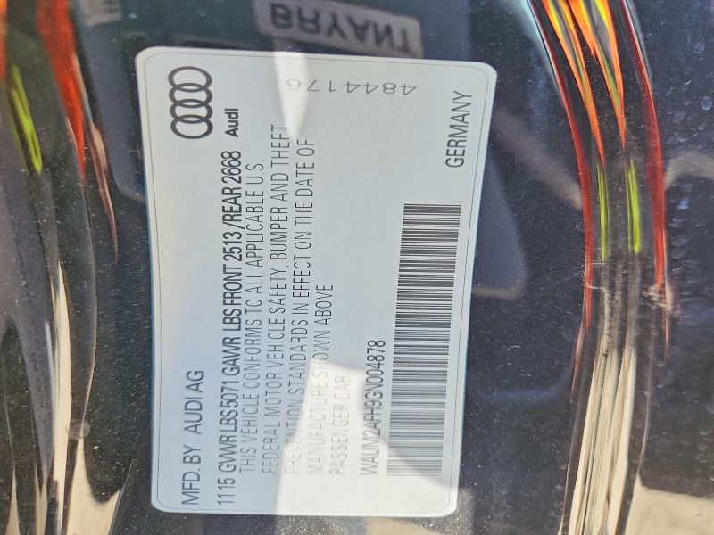 Aukcja sprzedaży 2016 Audi A5, vin: WAUM2AFH9GN004878, numer aukcji: 50679756