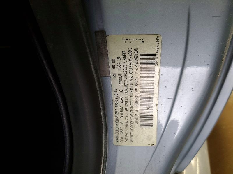 51119466 :رقم المزاد ، 3VWRW31C79M504343 vin ، 2009 Volkswagen New Beetle مزاد بيع