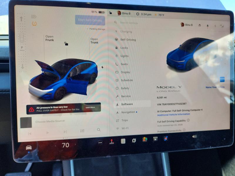 Aukcja sprzedaży 2026 Tesla Model Y, vin: 7SAYGDED2TF432387, numer aukcji: 49516316