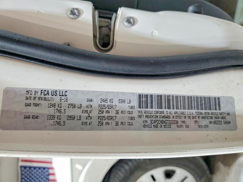 Aukcja sprzedaży 2016 Dodge Journey, vin: 3C4PDCABXGT222630, numer aukcji: 51564176