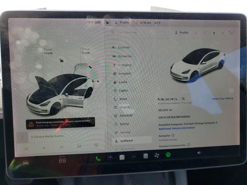 51284856 :رقم المزاد ، 5YJ3E1EA7MF026608 vin ، 2021 Tesla Model 3 مزاد بيع