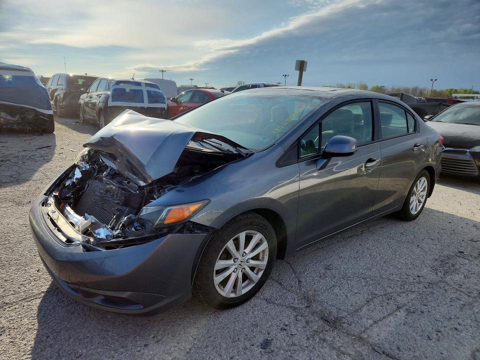 2012 Honda Civic მანქანა იყიდება აუქციონზე, vin: 19XFB2F8XCE081243, აუქციონის ნომერი: 48568906