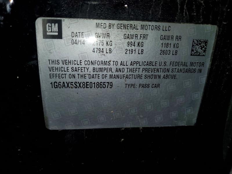 Продажа на аукционе авто 2014 Cadillac Cts, vin: 1G6AX5SX8E0186579, номер лота: 48146846
