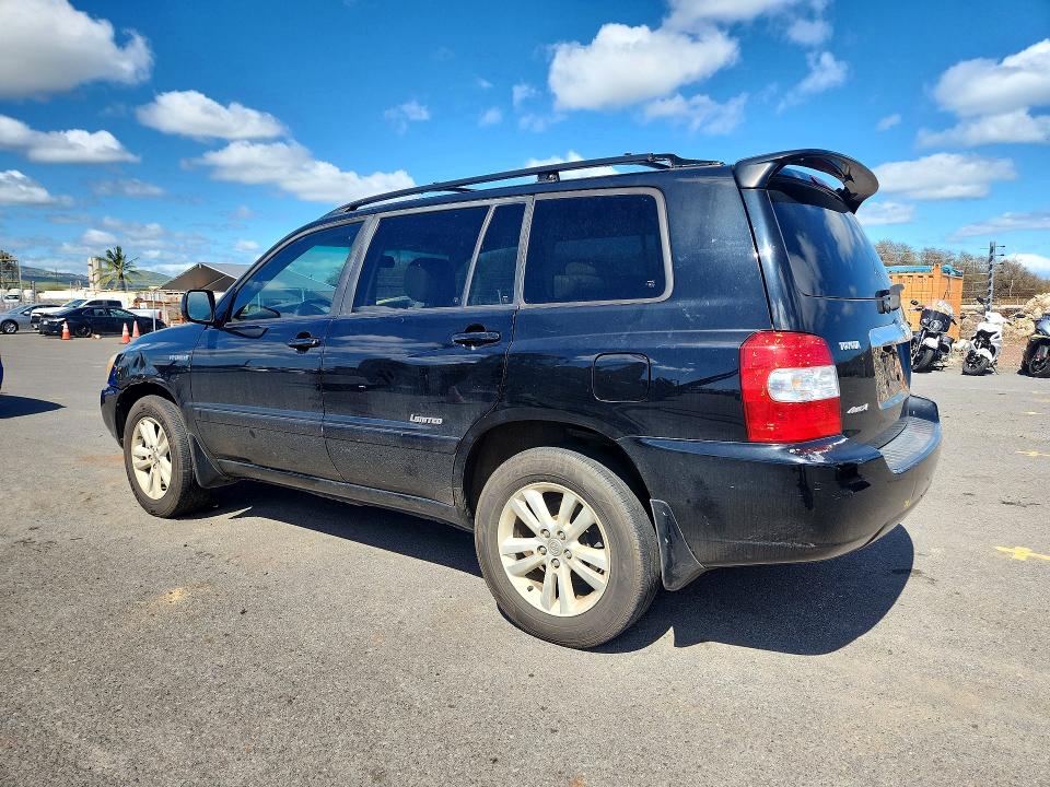 48689756 :رقم المزاد ، JTEHW21A170036645 vin ، 2007 Toyota Highlander Hybrid مزاد بيع
