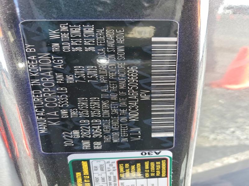 Aukcja sprzedaży 2023 Kia Ev6, vin: KNDC34LA6P5096696, numer aukcji: 48768566