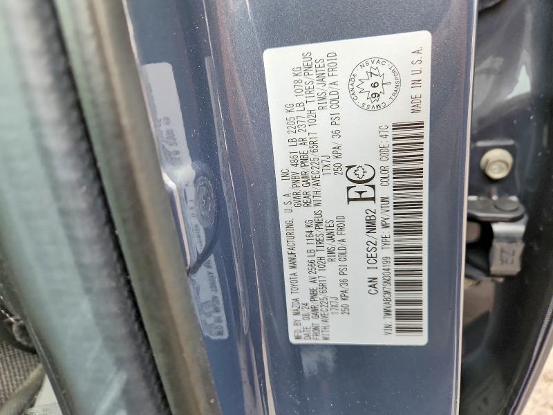 48714116 :رقم المزاد ، 7MMVABCM7SN304199 vin ، 2025 Mazda Cx-50 مزاد بيع