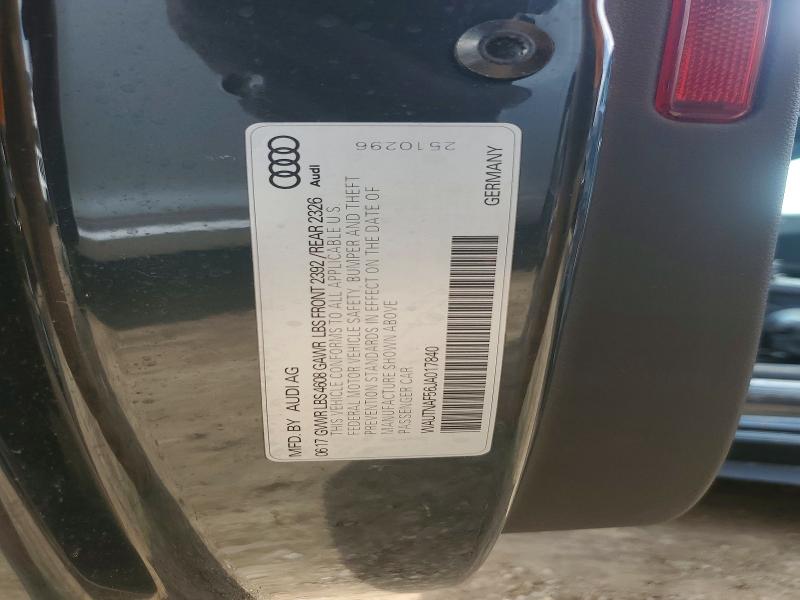 Aukcja sprzedaży 2018 Audi A5, vin: WAUTNAF56JA017840, numer aukcji: 50414386