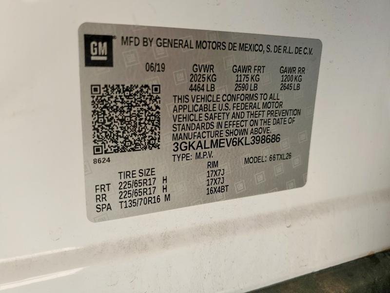 Продажа на аукционе авто 2019 Gmc Terrain, vin: 3GKALMEV6KL398686, номер лота: 50350486